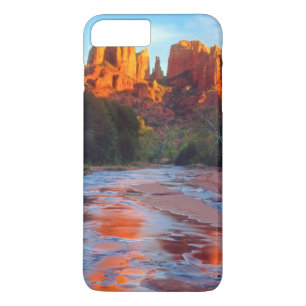 Funda Para iPhone 8 Plus/7 Plus Catedral de Roca reflejada en el arroyo de roble a