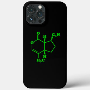 Funda Para iPhone 13 Pro Max Catnip Nepetalactona Fórmula Química Molecular