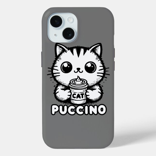 Funda De Case-Mate Para iPhone Catpuccino 1 (Reverso )