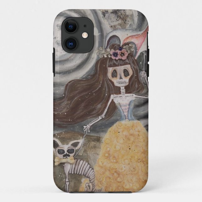 Funda De Case-Mate Para iPhone Catrina de la Noche (Reverso)