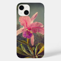 Cattleya Orchid y tres Hummingbirds Heade