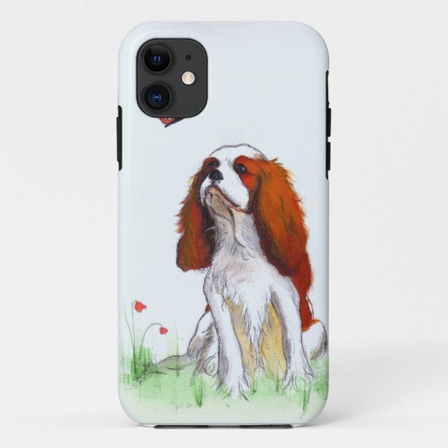 Funda De Case-Mate Para iPhone Cavalier King Charles Spaniel CKC (Reverso)