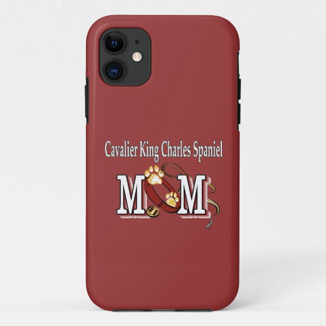 Funda De Case-Mate Para iPhone Cavalier King Charles Spaniel Mom Gifts (Reverso)