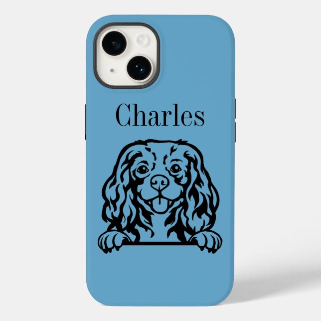 Funda De Case-Mate Para iPhone Cavalier King Charles Spaniels (Reverso )