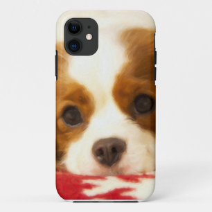 Funda Para iPhone 11 Cavalier Snowflake King Charles Spaniel