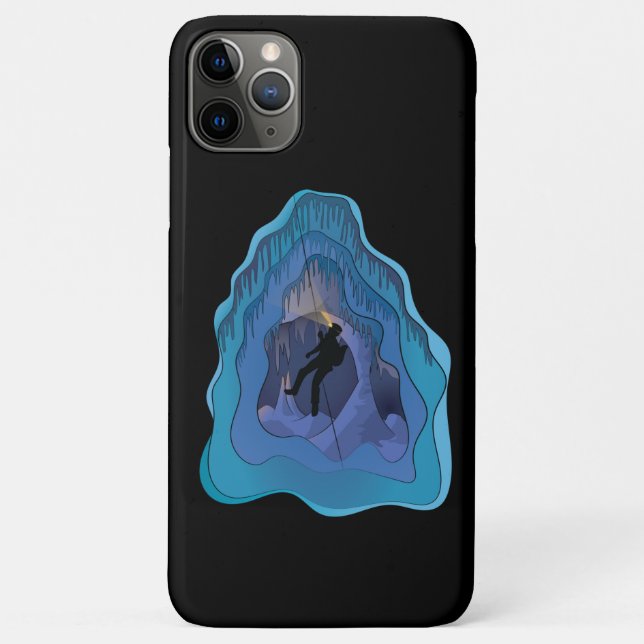 Funda De Case-Mate Para iPhone Caving Spelunking Underground (Reverso)
