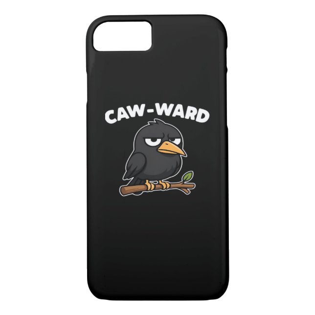 Funda De Case-Mate Para iPhone Caw-Ward Funny Quote (Reverso)