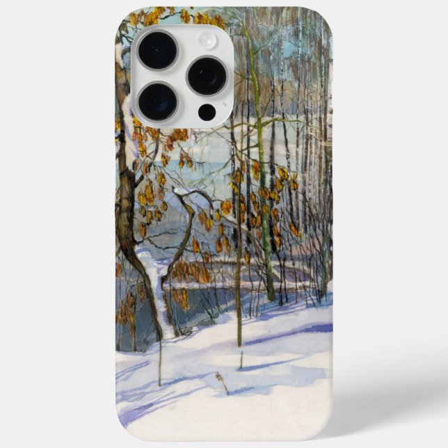 Funda De Case-Mate Para iPhone Cayó nieve (Reverso )