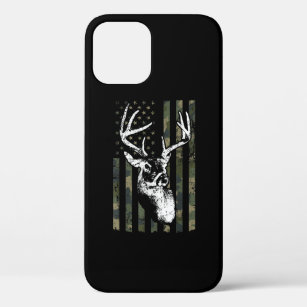 Funda Para iPhone 12 Pro Caza de ciervos Whitetail Buck en EE.UU. Camuflage