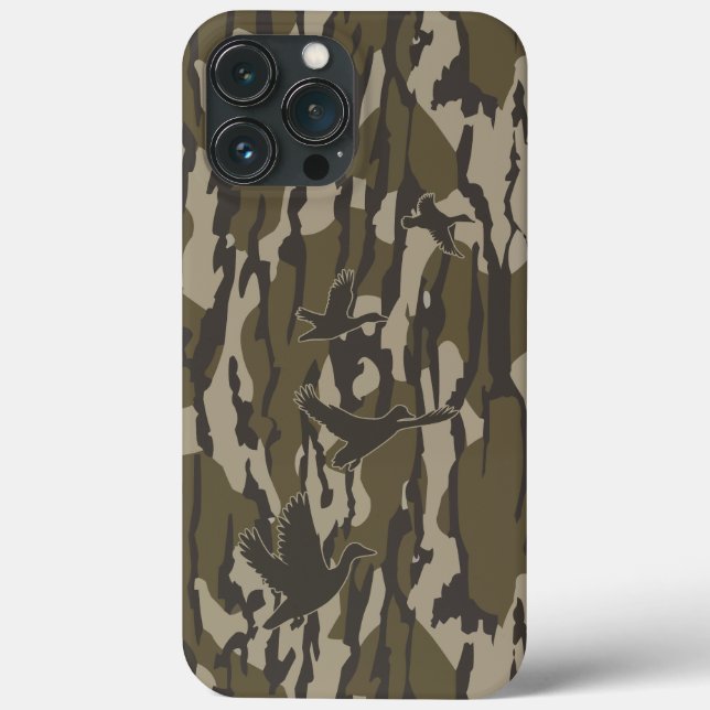 Funda De Case-Mate Para iPhone Caza de pato camo Ducks Camo Bottomland (Reverso )