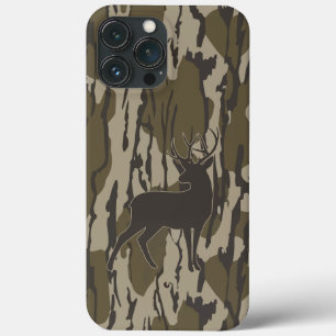 Funda Para iPhone 13 Pro Max Caza de venado de cola blanca camuflaje: corteza v