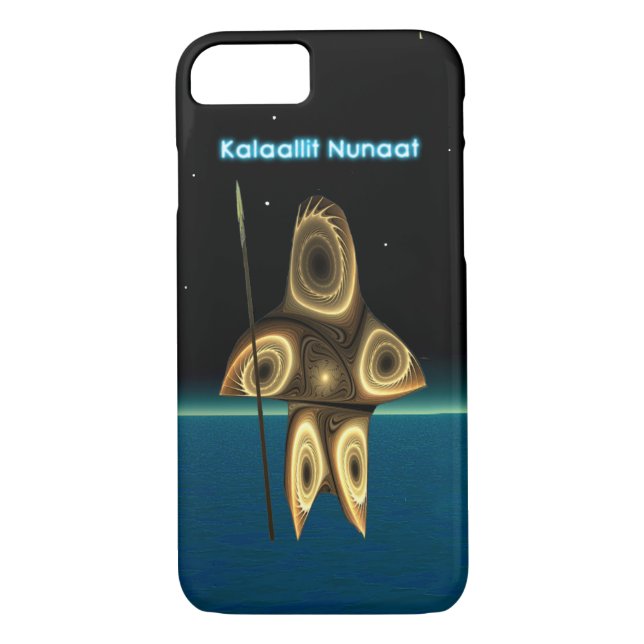 Funda De Case-Mate Para iPhone Cazador inuit fractal - Groenlandia (Reverso)
