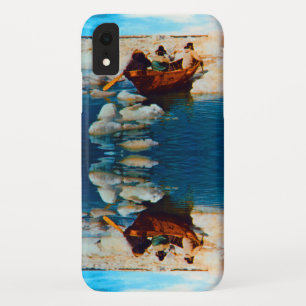 Funda Para iPhone XR Cazadores del Vintage USA Alaska Eskimo