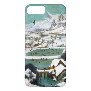 Funda Para iPhone 8 Plus/7 Plus Cazadores en el paisaje de la nieve Pieter Bruegel