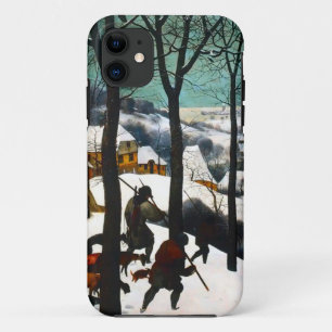 Funda Para iPhone 11 Cazadores en el paisaje de la nieve Pieter Bruegel