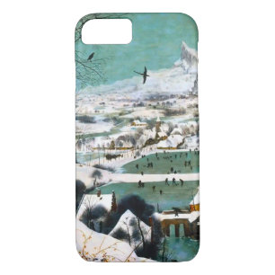 Funda Para iPhone 8/7 Cazadores en el paisaje de la nieve Pieter Bruegel