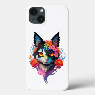 Funda Para iPhone 13 CCT BAT con flowersiPhone / estuche iPad