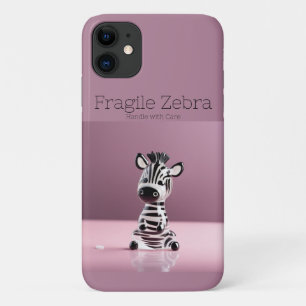 Funda Para iPhone 11 Cebra frágil: Manejar con cuidado