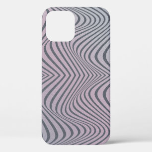 Funda Para iPhone 12 Cebra Psicodélica: Rayas Vintage Graves.