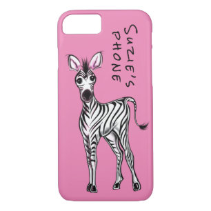 Funda Para iPhone 8/7 Cebra-rosa