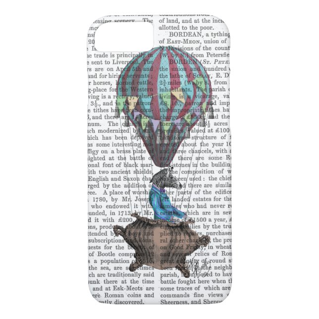 Funda De Case-Mate Para iPhone Cebra voladora (Reverso)