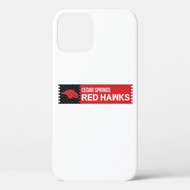 Funda De Case-Mate Para iPhone Cedar Springs Red Hawks (Reverso )