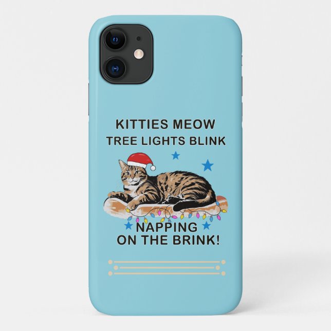 Funda De Case-Mate Para iPhone celebración de Navidad (Reverso)