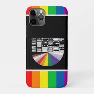 Funda Para iPhone 11 Pro Celebración del Mes del Orgullo del Golf Arcoíris