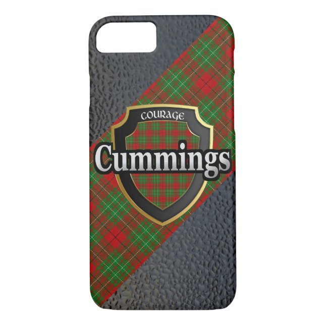 Funda De Case-Mate Para iPhone Celebración escocesa de Clan Cummings (Reverso)