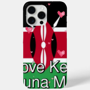 Funda Para iPhone 15 Pro Max 🇰 🇪 celebrar Kenia con nuestros estuches y porta