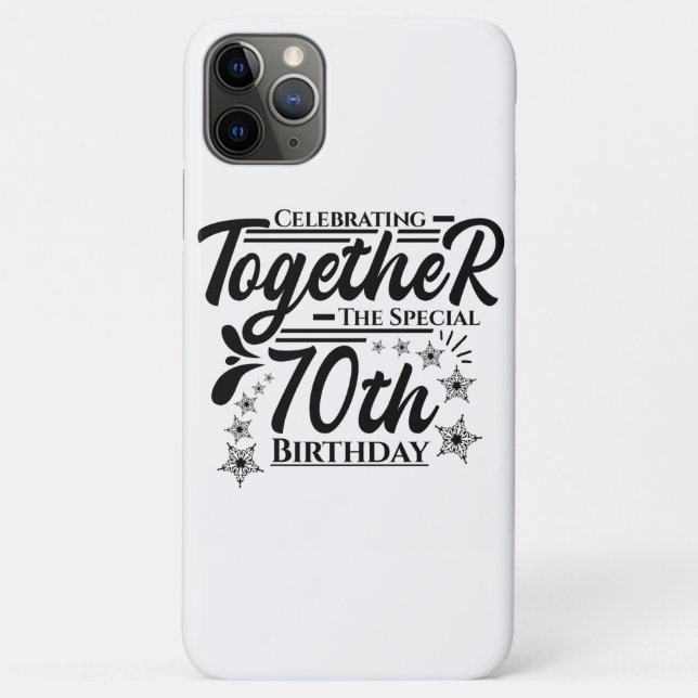 Funda De Case-Mate Para iPhone celebrating the 70th birthday (Reverso)