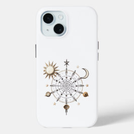 Funda Para iPhone 15 Celestial Balance Mandala iPhone / iPad case