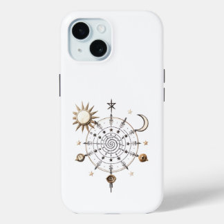 Funda Para iPhone 15 Celestial Balance Mandala iPhone / iPad case