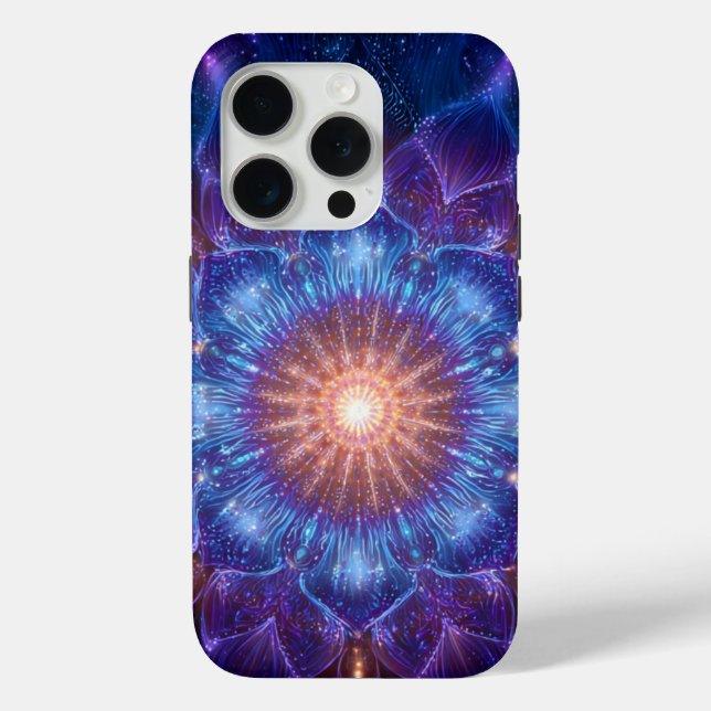 Funda De Case-Mate Para iPhone Celestial Mandala Art – Starlight Bloom  (Reverso )