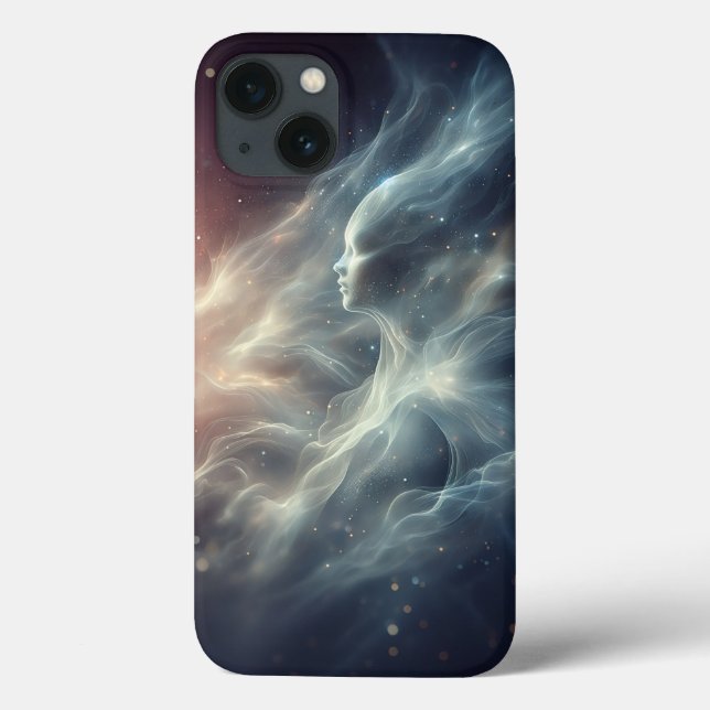 Funda De Case-Mate Para iPhone Celestial Nebula Entity Phone Case Ethereal Cosmuc (Reverso)