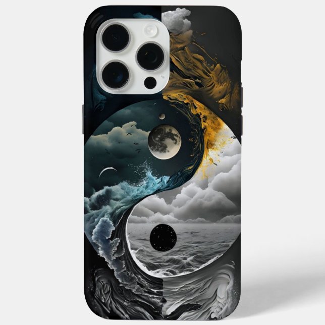 Funda De Case-Mate Para iPhone Celestial Tides  phone case  (Reverso )