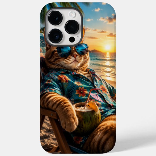 Funda De Case-Mate Para iPhone Cell Phone Case Funny Cat v4.04 (Reverso )