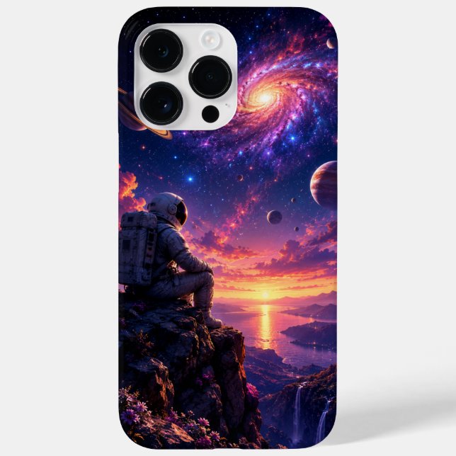 Funda De Case-Mate Para iPhone Cell Phone Case Rests the Astronaut (Reverso)