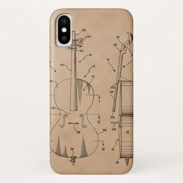 Funda De Case-Mate Para iPhone Cello (Reverso)