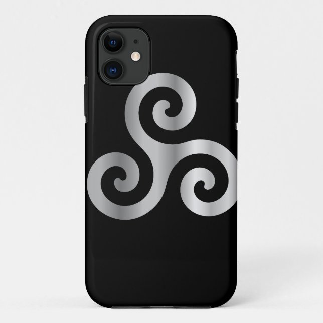 Funda De Case-Mate Para iPhone Celtic Neopaganism triskelion.jpg espiral triple (Reverso)