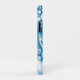 Funda De Case-Mate Para iPhone Células de pintura Blue Digital Fluid Art Marble P (Reverso/Derecha)