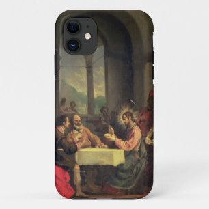 Funda Para iPhone 11 Cena en Emmaus, c.1600-05 (aceite en el panel)