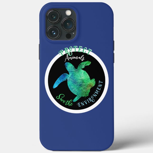 Funda De Case-Mate Para iPhone Centinela de la vida marina (Reverso )
