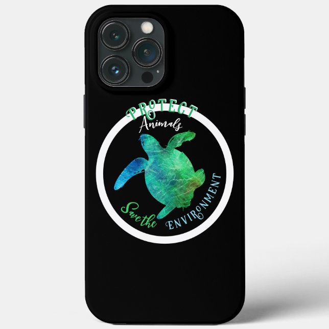 Funda De Case-Mate Para iPhone Centinela de la vida marina (Reverso )