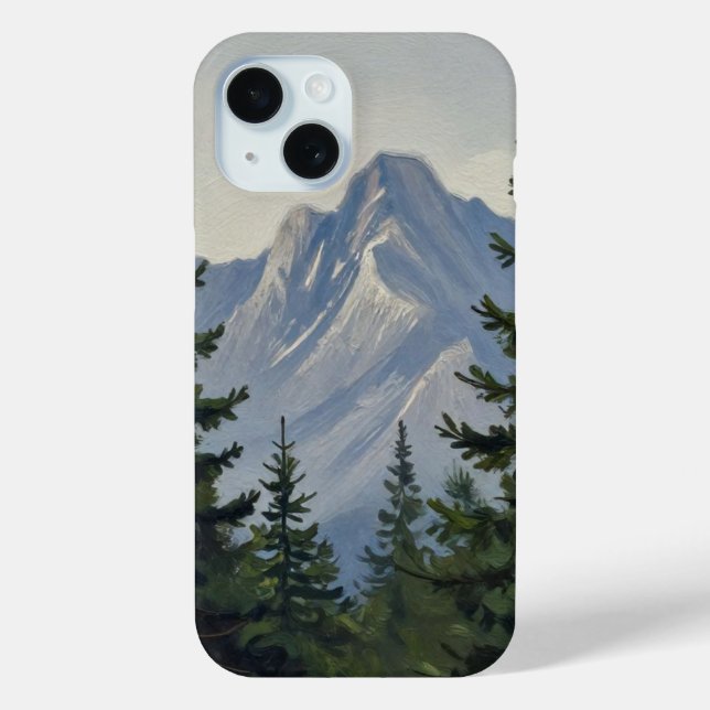 Funda De Case-Mate Para iPhone Centinelas Silenciosos de la Cresta Alpina (Reverso )