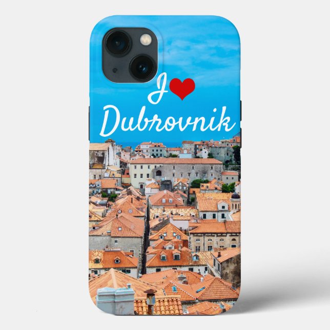 Funda De Case-Mate Para iPhone Centro histórico de Dubrovnik (Reverso )
