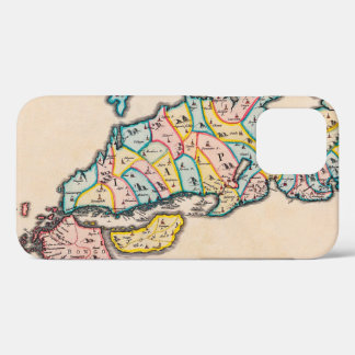 Funda Para iPhone 12 Centuries Old Antique Map of Japan Circa 1655 Case