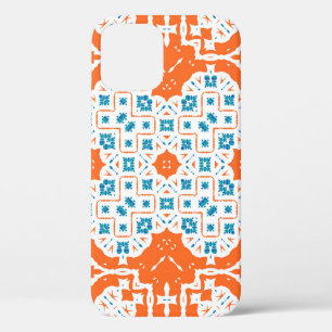 Funda Para iPhone 12 Cerámica de talavera mexicana antigua. Sin inconve