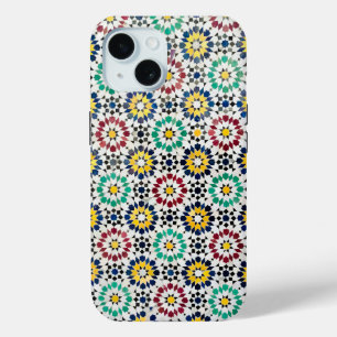 Funda Para iPhone 15 Cerámica marroquí Zellije
