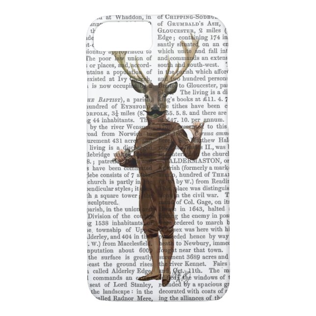 Funda De Case-Mate Para iPhone Cercar al venado lleno (Reverso)